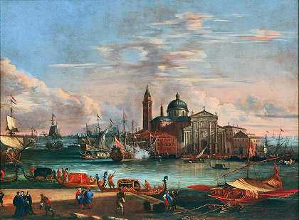 圣乔治马焦尔，威尼斯`San Giorgio Maggiore, Venice by Johann Anton Eismann
