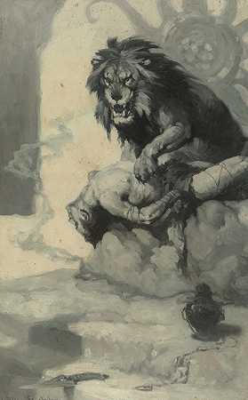 泰山与金狮`Tarzan and the Golden Lion (1922) by James Allen St. John