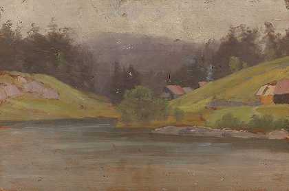 从西摩河`From the River Simoa (1883~1884) by Jørgen Sørensen