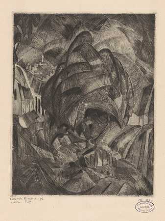 我是039树`Larbre (1913) by Lodewijk Schelfhout