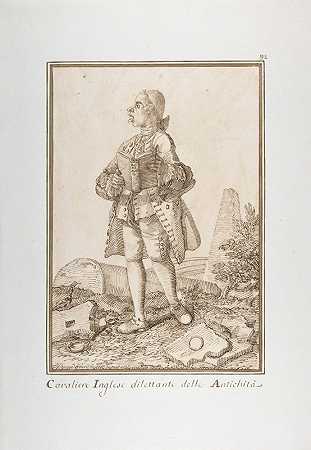 斯特拉芬公司基尔代尔的约瑟夫·亨利`Joseph Henry of Straffan, Co. Kildare (1744–51) by Pier Leone Ghezzi