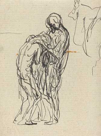 浪子六世`The Prodigal Son VI by Honoré Daumier