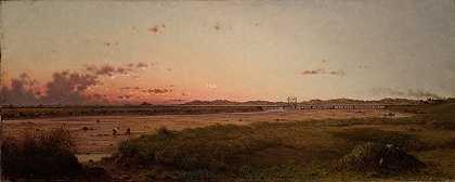 林恩牧场`Lynn Meadows (1863) by Martin Johnson Heade