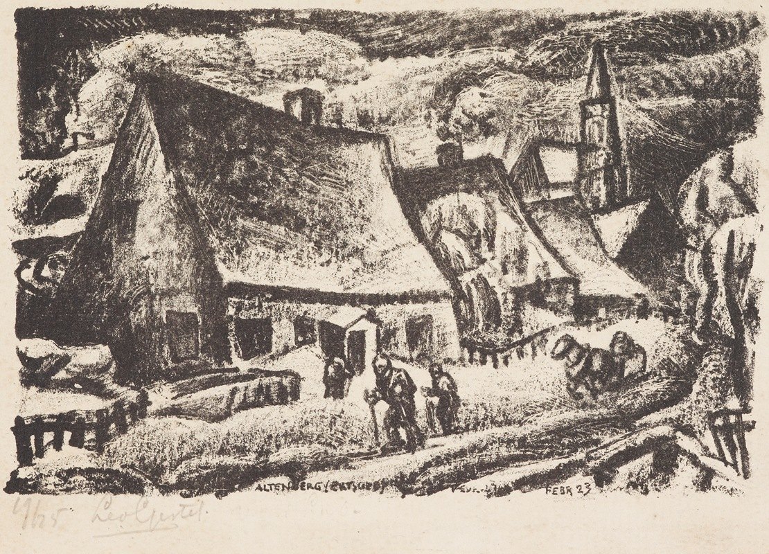 阿尔滕伯格（俄勒冈州）`Altenberg (Ertsgebergte) (1923) by Leo Gestel