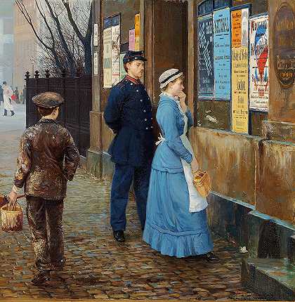 11月1日`Første November (1884) by Hans Andersen Brendekilde