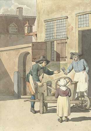 剪刀环`De scharensliep (1700 ~ 1800) by W. Barthautz