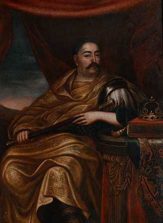 约翰三世·索比斯基肖像`Portrait of John III Sobieski by Jan Tricius