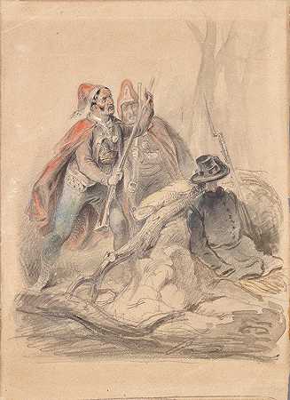 波斯尼亚`Bosniaken (1850) by Joseph Anton Strassgschwandtner