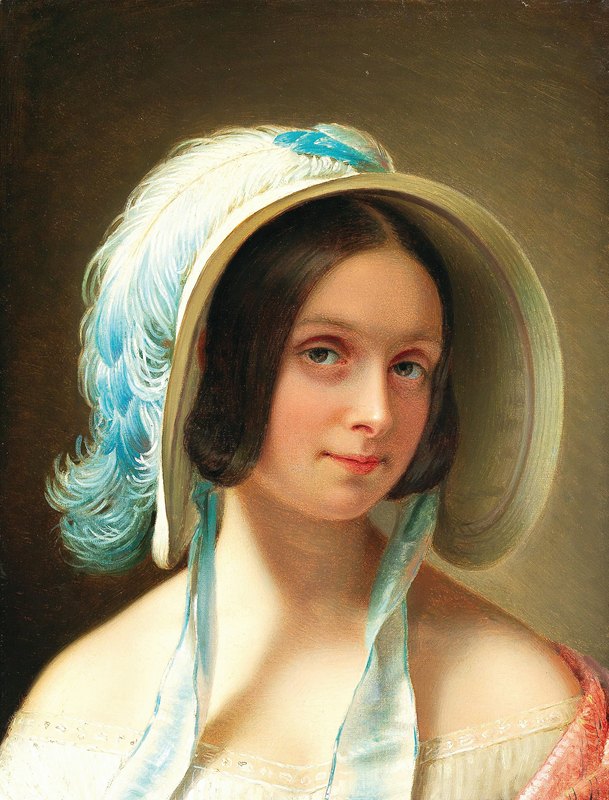 费斯蒂蒂伯爵夫人，罗津斯卡伯爵夫人`Countess Festetics, neé Countess Roczinska by Anton Einsle