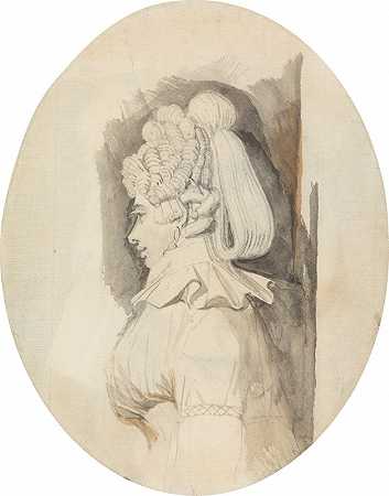 对一位女士的研究`Study of a Lady by Henry Fuseli