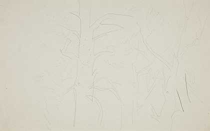 树`Trees (ca. 1916) by Charles Demuth