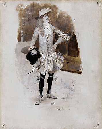 大卫·迪里·莫尔勋爵`Lord David Dirry~Moir (1886) by Georges Antoine Rochegrosse
