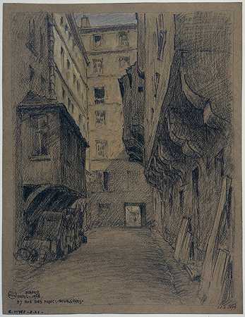 资产阶级法兰克街37号`La maison nº37 rue des Francs Bourgeois (1926) by Ferdinand Boberg