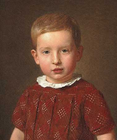 斯科勒贝斯泰尔·J·克罗恩·索姆·巴恩（1846）`Skolebestyrer J. Krohn som barn (1846) by Christen Købke