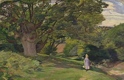 海耶斯普通`Hayes Common by William Henry Millais