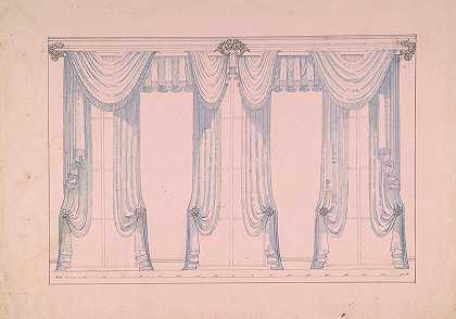 窗纱设计`Design for Window drapery (1830–1900) by Robert William Hume