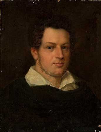 伊兹多尔·迪米多维茨肖像`Portrait of Izydor Dymidowicz (circa 1830) by Wojciech Korneli Stattler