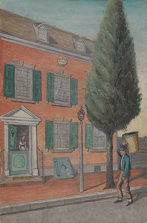茶屋和砖屋`Tea Rusk and Brick House (1870s) by William P. Chappel