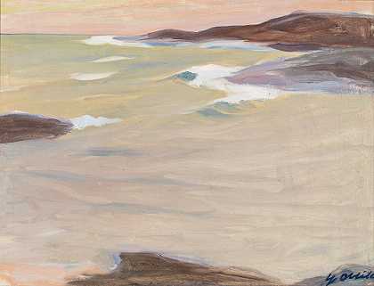 芬兰湾`Gulf of Finland (1910) by Yrjö Ollila