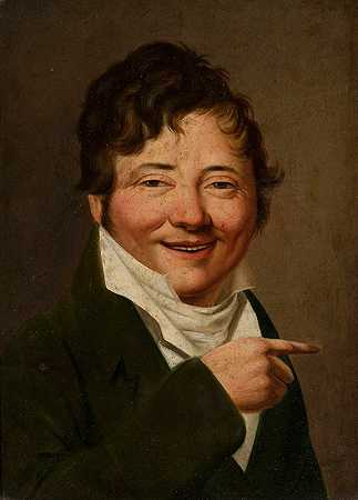 阿洛伊兹科夫斯基肖像`Portrait of Alojzy Żółkowski (circa 1820) by Jan Feliks Piwarski