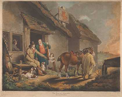 九月一日晚上`The First of September – Evening (1796) by George Morland