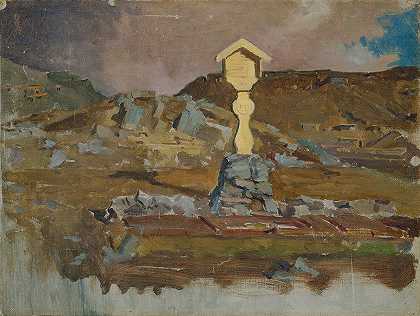 士兵的坟墓`Soldatengrab (1914) by John Quincy Adams