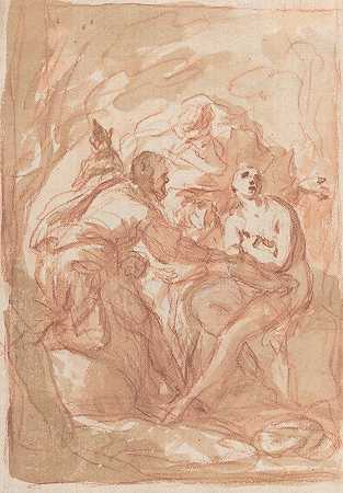 苏珊娜与长者`Susanna and the Elders (c. 1700) by Johann Michael Rottmayr