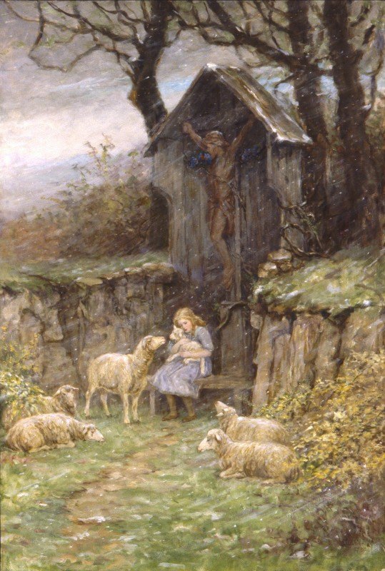 庇护`Refuge (1912) by Frederick Stuart Church