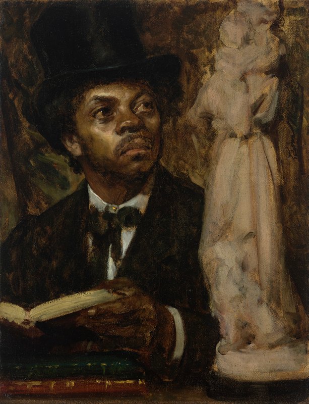 一位艺术鉴赏家的画像`Portrait of an Art Connoisseur by Léon Herbo