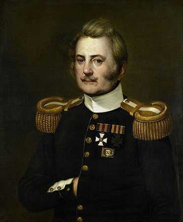J·D·B·威尔肯斯，步兵中校`J. D. B. Wilkens, Lieutenant Colonel in the Infantry (1837) by Jurjen De Jong