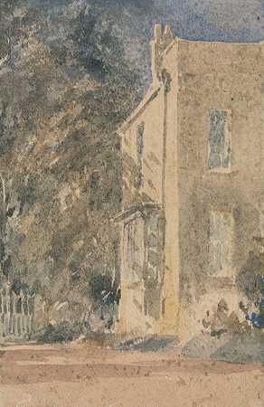 绿地大厦`Greenfield House (1840s) by David Cox