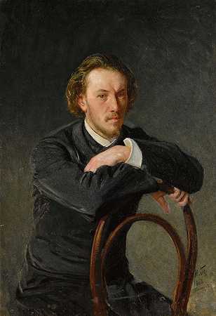 艺术家尼古拉的肖像儿子`Portrait of Nikolai, the Artists Son (1882) by Nikolai Nikolaevich Ge