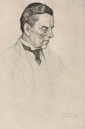尊敬的约瑟夫·奥斯汀·张伯伦阁下`The Right Honorable Joseph Austen Chamberlain (1903) by William Strang
