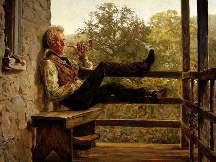 独立（乡绅杰克·波特）`Independence (Squire Jack Porter) (1858) by Frank Blackwell Mayer