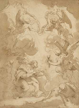 花园里的痛苦`The Agony in the Garden (1640) by Circle of Pietro Novelli