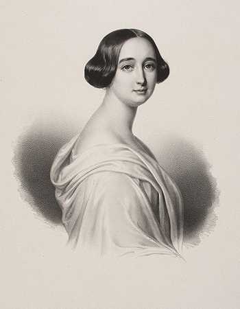 奥古斯塔·布利森·费内克男爵夫人`Baronesse Augusta Blixen~Finecke (1849 ~ 1949) by Isac Wilhelm Tegner