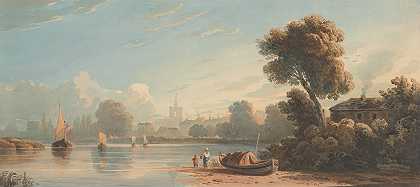 奇斯威克`Chiswick (1814) by John Varley