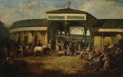 铁门广场`Iron~Gate Square (1853) by Henryk Pillati