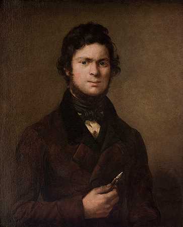 肖像雕塑家`Portrait dun sculpteur (1835)