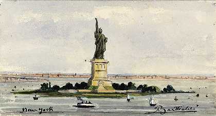 纽约`New York by Frédéric Auguste Bartholdi