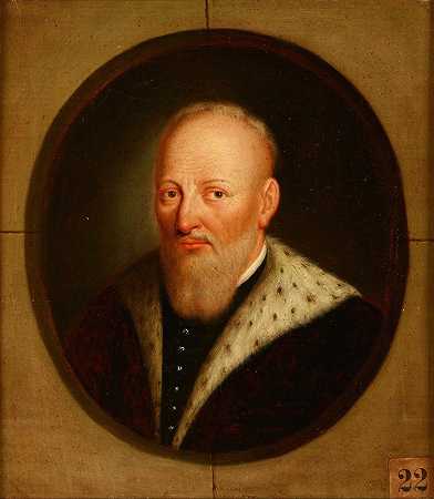 简·塔尔诺夫斯基（1488-1561）的肖像，克拉科夫城主，王冠大赫特曼`Portrait of Jan Tarnowski (1488–1561), Castellan of Krakow, Grand Hetman of the Crown (after 1785) by Friedrich Kloss