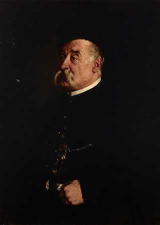 亚当·怀勒斯基肖像`Portrait of Adam Wyleżyński (1874) by Andrzej Bronisław Grabowski