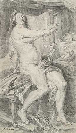迪多之死`Death of Dido (17th century) by Peter Paul Rubens