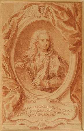 自画像`Self~Portrait (1731) by Marco Benefial