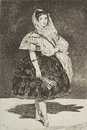 瓦伦西亚萝拉`Lola de Valence (1862) by Édouard Manet