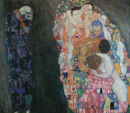 生死`Death and Life (1910~15) by Gustav Klimt