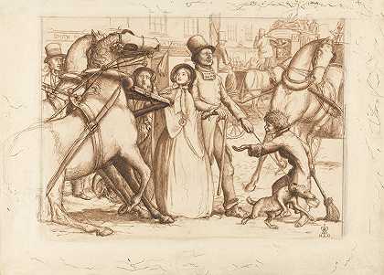 盲人`The Blind Man (1853) by Sir John Everett Millais