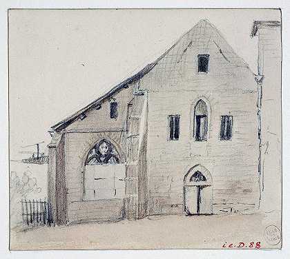 拉特兰圣约翰教堂`Léglise Saint Jean de Latran (1854) by Auguste-Sébastien Bénard