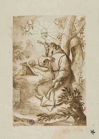 哲罗姆`Saint Jerome by Domenico Piola