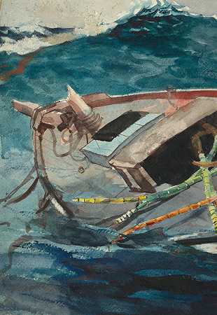 学习墨西哥湾流`Study For the Gulf Stream (1898–99) by Winslow Homer